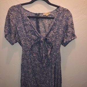 LA Hearts Mini Floral Shortsleeve Dress
